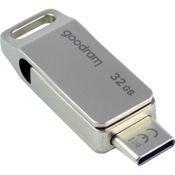 Goodram ODA3 pamięć USB 32 GB USB Type-A   USB Type-C 3.2 Gen 1 (3.1 Gen 1) Srebrny