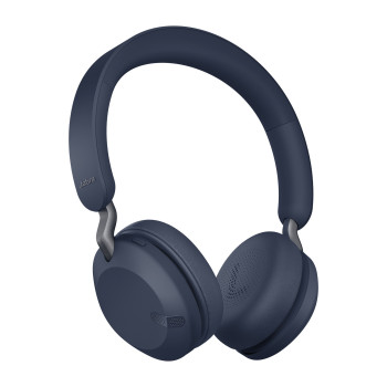 Jabra Elite 45h Zestaw słuchawkowy Bezprzewodowy Opaska na głowę Połączenia muzyka USB Type-C Bluetooth Granatowy (marynarski)