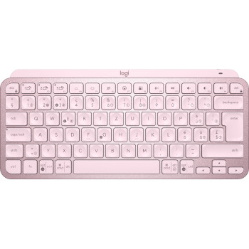 Logitech MX Keys Mini klawiatura RF Wireless + Bluetooth QWERTZ Swiss Różowy
