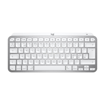 Logitech MX Keys Mini For Mac Minimalist Wireless Illuminated Keyboard klawiatura Bluetooth QWERTY Skandynawia Szary