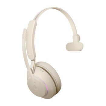 Jabra Evolve2 65, MS Mono Zestaw słuchawkowy Bezprzewodowy Opaska na głowę Biuro centrum telefoniczne USB Typu-A Bluetooth