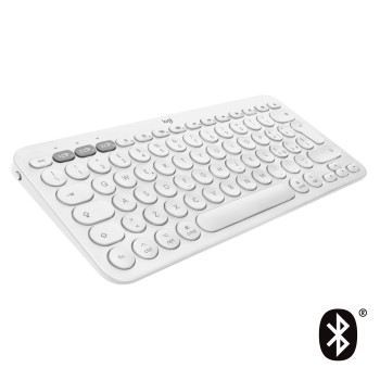 Logitech K380 for Mac Multi-Device Bluetooth Keyboard klawiatura QWERTY Włoski Biały