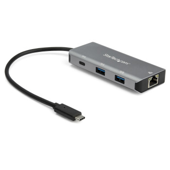 StarTech.com HB31C2A1CGB huby i koncentratory USB 3.2 Gen 2 (3.1 Gen 2) Type-C 10000 Mbit s Czarny, Szary