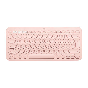 Logitech K380 for Mac Multi-Device Bluetooth Keyboard klawiatura AZERTY Francuski Różowy