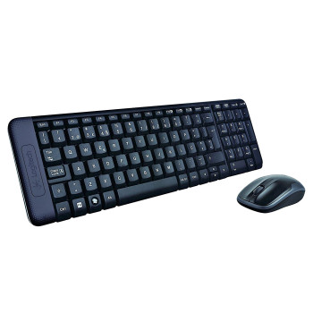 Logitech Wireless Combo MK220 klawiatura Dołączona myszka USB Hiszpański Czarny
