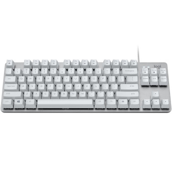Logitech K835 TKL Mechanical Keyboard klawiatura USB Skandynawia Biały, Srebrny