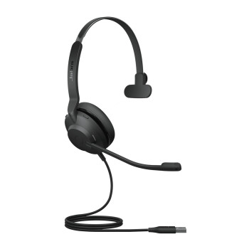 Jabra Evolve2 30, UC Mono Zestaw słuchawkowy Przewodowa Opaska na głowę Biuro centrum telefoniczne USB Typu-A Czarny