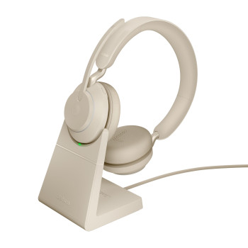 Jabra Evolve2 65, UC Stereo Zestaw słuchawkowy Bezprzewodowy Opaska na głowę Biuro centrum telefoniczne USB Type-C Bluetooth
