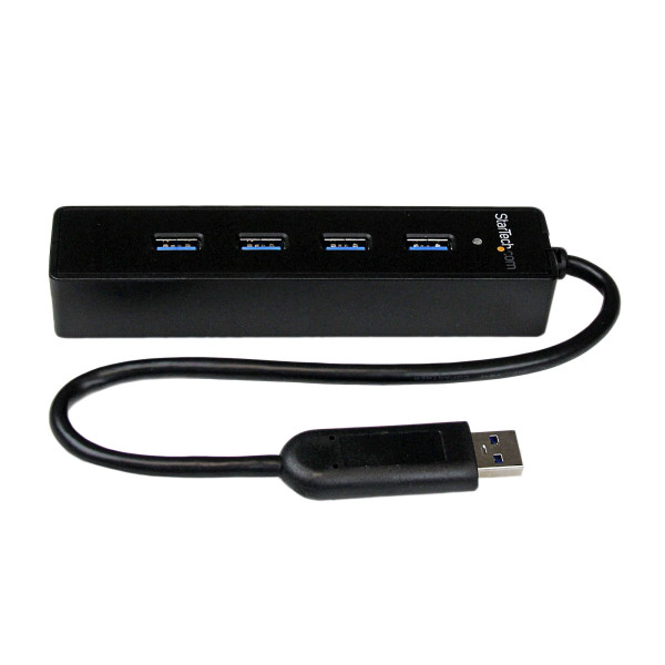 StarTech.com ST4300PBU3 huby i koncentratory USB 3.2 Gen 1 (3.1 Gen 1) Type-A 5000 Mbit s Czarny StarTech.com ST4300PBU3 huby i koncentratory USB 3.2 Gen 1 (3.1 Gen 1) Type-A 5000 Mbit s Czarny