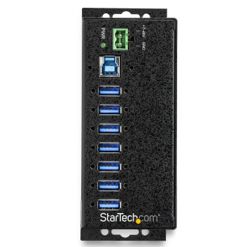 StarTech.com HB30A7AME huby i koncentratory USB 3.2 Gen 1 (3.1 Gen 1) Type-B 5000 Mbit s Czarny