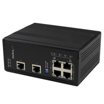 StarTech.com IES61002POE łącza sieciowe Nie zarządzany Gigabit Ethernet (10 100 1000) Obsługa PoE Czarny
