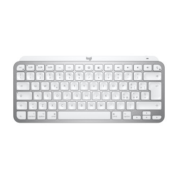 Logitech MX Keys Mini For Mac Minimalist Wireless Illuminated Keyboard klawiatura Bluetooth Włoski Szary