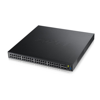 Zyxel GS3700-48 Zarządzany L2+ Gigabit Ethernet (10 100 1000) Czarny