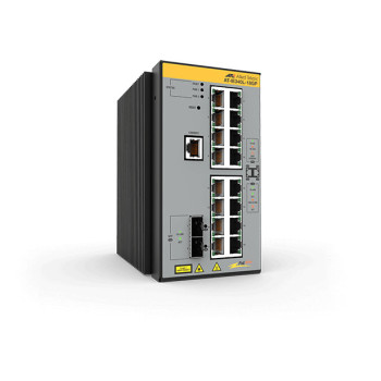 Allied Telesis AT-IE340L-18GP-80 Zarządzany L3 Gigabit Ethernet (10 100 1000) Obsługa PoE Szary