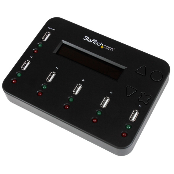 StarTech.com USBDUP15 duplikator Duplikator dysky flash USB 5 kopii Czarny StarTech.com USBDUP15 duplikator Duplikator dysky flash USB 5 kopii Czarny