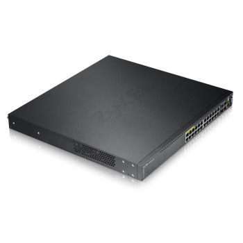 Zyxel GS3700-24HP Zarządzany L2+ Gigabit Ethernet (10 100 1000) Obsługa PoE Czarny