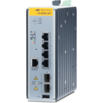 Allied Telesis AT-IE200-6FT-80 Zarządzany L2 Fast Ethernet (10 100) Szary