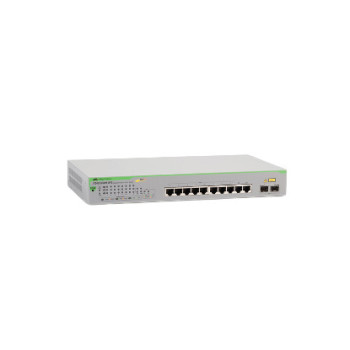 Allied Telesis GS950 10PS Zarządzany Gigabit Ethernet (10 100 1000) Obsługa PoE Zielony, Szary