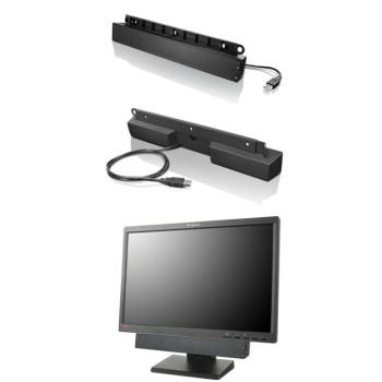 Lenovo USB Soundbar Czarny 2.0 kan. 2,5 W