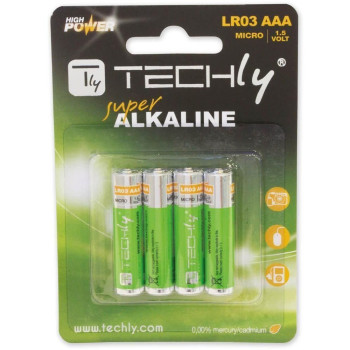Techly LR03 AAA 1.5V Jednorazowa bateria Alkaliczny