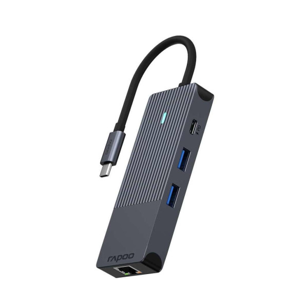 Rapoo UCM-2004 adapter HDMI, RJ-45, USB 3.2 Gen 1 (3.1 Gen 1), USB Type-C Rapoo UCM-2004 adapter HDMI, RJ-45, USB 3.2 Gen 1 (3.1 Gen 1), USB Type-C