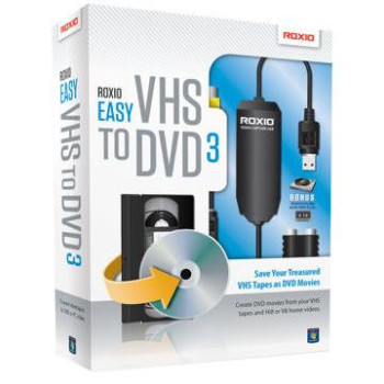 Roxio Easy VHS to DVD 3, Win, ML karta do przechwytywania video USB 2.0