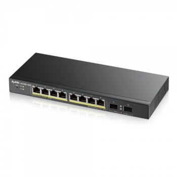 Zyxel GS1900-8HP v3 PoE Zarządzany L2 Gigabit Ethernet (10 100 1000) Obsługa PoE Czarny