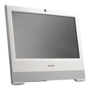 Shuttle X50V8 Intel® Celeron® 39,6 cm (15.6") 1366 x 768 px Ekran dotykowy All-in-One PC barebone Wi-Fi 5 (802.11ac) Biały