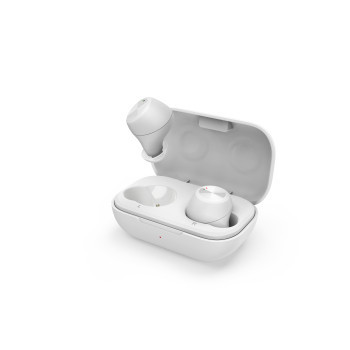Hama WEAR7701W Zestaw słuchawkowy Bezprzewodowy Douszny Połączenia muzyka Bluetooth Biały