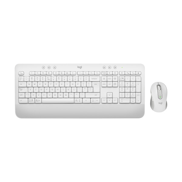 Logitech Signature MK650 Combo For Business klawiatura Dołączona myszka Bluetooth QWERTY Włoski Biały Logitech Signature MK650 Combo For Business klawiatura Dołączona myszka Bluetooth QWERTY Włoski Biały