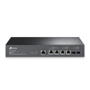 TP-Link TL-SX3206HPP łącza sieciowe Zarządzany L2+ 10G Ethernet (100 1000 10000) Obsługa PoE Czarny