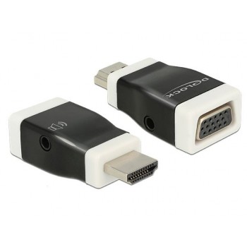 Adapter HDMI-A(M) - VGA(F)+z funkcją audio