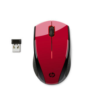 HP Mysz bezprzewodowa X3000, czerwona