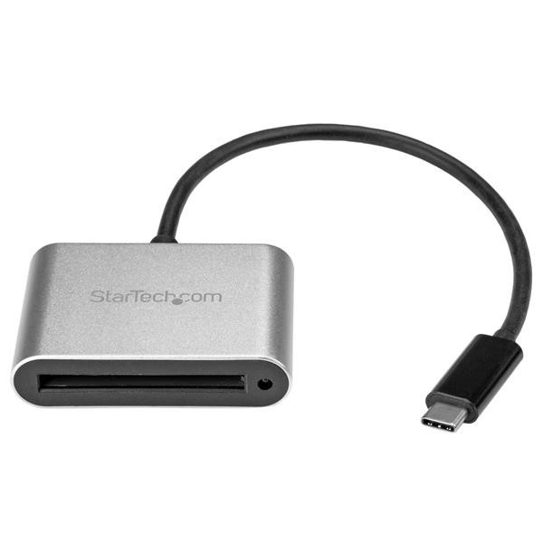 StarTech.com CFASTRWU3C czytnik kart USB 3.2 Gen 1 (3.1 Gen 1) Type-C Czarny, Srebrny StarTech.com CFASTRWU3C czytnik kart USB 3.2 Gen 1 (3.1 Gen 1) Type-C Czarny, Srebrny