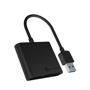 ICY BOX IB-CR301-U3 czytnik kart USB 3.2 Gen 1 (3.1 Gen 1) Czarny