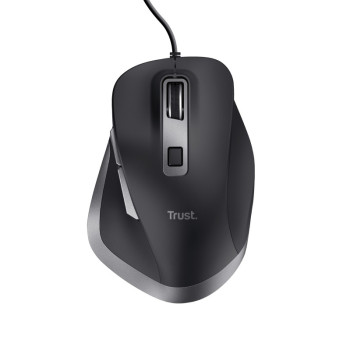 Trust Fyda myszka Po prawej stronie USB Typu-A Optyczny 5000 DPI