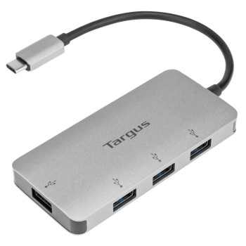 Targus ACH226EU huby i koncentratory USB 3.2 Gen 1 (3.1 Gen 1) Type-C 5000 Mbit s Srebrny