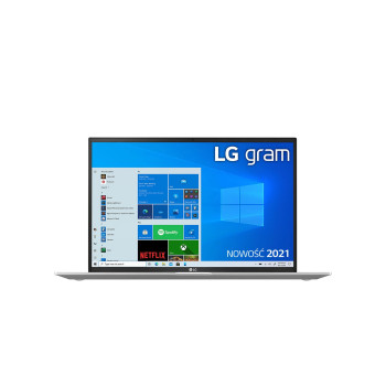 LG Gram 17Z90P-G i7-1165G7 Notebook 43,2 cm (17") WQXGA Intel® Core™ i7 16 GB LPDDR4x-SDRAM 1000 GB SSD Windows 10 Home Srebrny