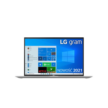 LG Gram 16Z90P-G i5-1135G7 Notebook 40,6 cm (16") WQXGA Intel® Core™ i5 16 GB LPDDR4x-SDRAM 512 GB SSD Windows 10 Home Srebrny