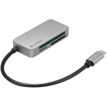 Sandberg 136-38 czytnik kart USB 3.2 Gen 1 (3.1 Gen 1) Type-C Czarny