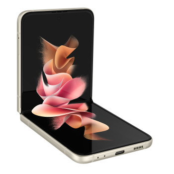 Samsung Galaxy Z Flip3 5G SM-F711B 17 cm (6.7") Android 11 USB Type-C 8 GB 256 GB 3300 mAh Kremowy