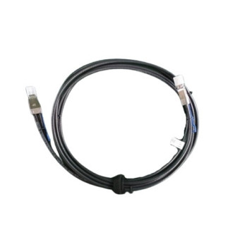 DELL 470-ABDR kabel SAS 2 m 12 Gbit s Czarny, Metaliczny