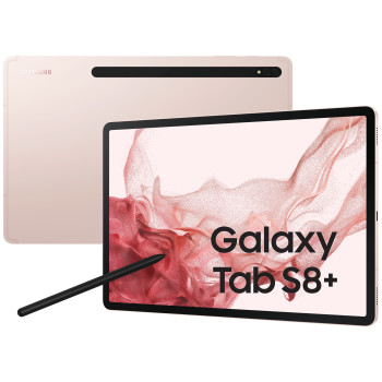 Samsung Galaxy Tab S8+ 5G SM-X806B LTE 128 GB 31,5 cm (12.4") Qualcomm Snapdragon 8 GB Wi-Fi 6 (802.11ax) Android 12 Różowe