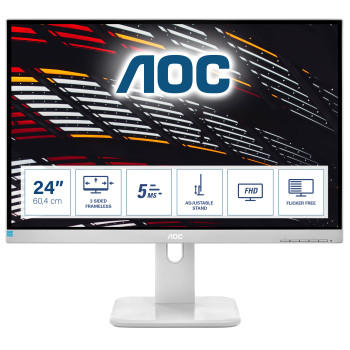 AOC P1 24P1 GR LED display 60,5 cm (23.8") 1920 x 1080 px Full HD Szary