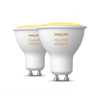 Philips Hue White ambiance Inteligentny reflektor punktowy GU10 (2 szt.)