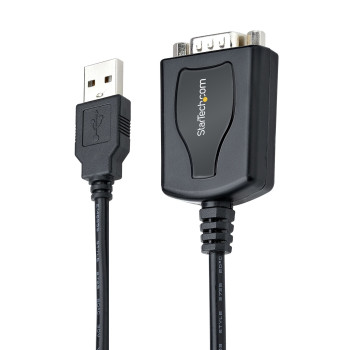 StarTech.com 1P3FPC-USB-SERIAL zmieniacz płci   kabli DB-9 USB Type-A (4 pin) USB 2.0 Czarny