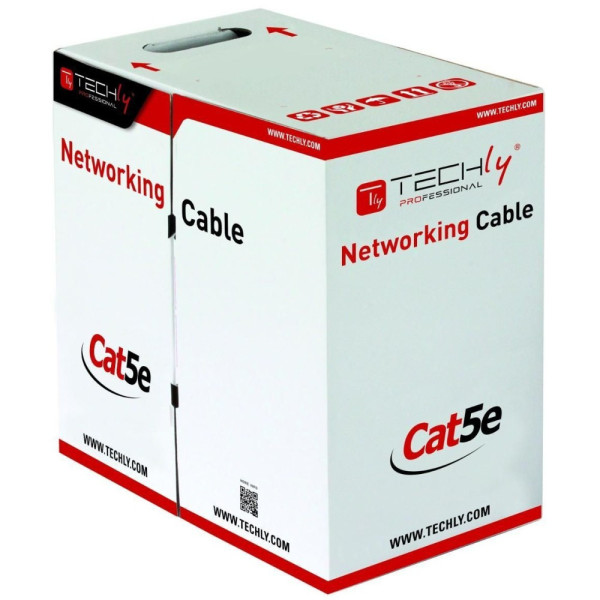 Techly ITP7-UTP-IC-CCA kabel sieciowy Szary 305 m Cat5e U UTP (UTP) Techly ITP7-UTP-IC-CCA kabel sieciowy Szary 305 m Cat5e U UTP (UTP)