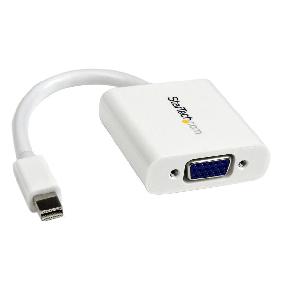 StarTech.com MDP2VGAW adapter kablowy 0,13 m Mini DisplayPort VGA (D-Sub) Biały StarTech.com MDP2VGAW adapter kablowy 0,13 m Mini DisplayPort VGA (D-Sub) Biały