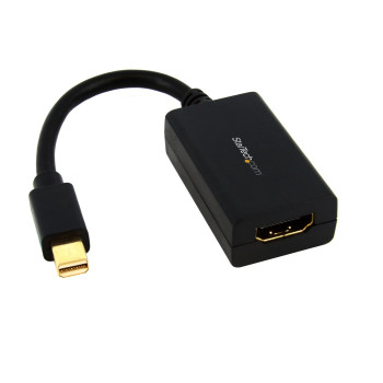 StarTech.com MDP2HDMI adapter kablowy 0,13 m Mini DisplayPort HDMI Typu A (Standard) Czarny