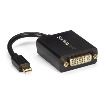 StarTech.com MDP2DVI adapter kablowy 0,13 m Mini DisplayPort DVI-I Czarny